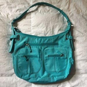 Aqua Blue Shoulder Bag